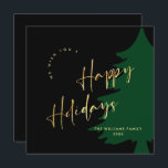 Elegant Minimalist Merry Christmas Modern Greeting Holiday Card<br><div class="desc">Feel free to contact me if you need any help or new item. I respond soon.</div>
