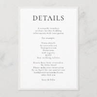 Elegant Minimalist | Modern Chic Simple Wedding