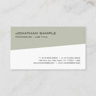 Elegant Minimalist Modern Design Trendy Template Business Card
