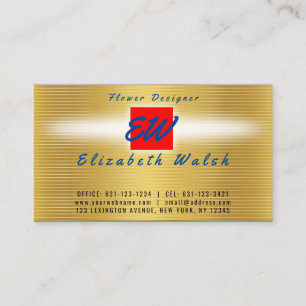 Elegant Minimalist Modern Gold on Gold Line Business Card