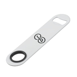 Elegant minimalist modern initial on grey