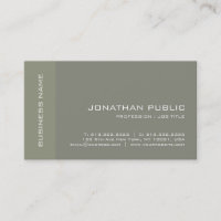 Elegant Minimalist Modern Plain Luxe Professional