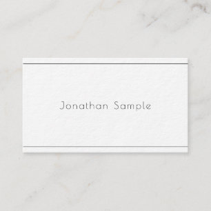 Elegant Minimalist Modern Professional Sleek Luxe Business Card