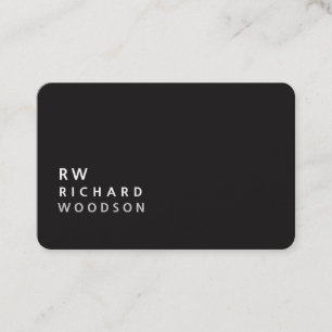 ELEGANT Minimalist Monogram Classic Professional Business Card