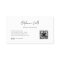 Elegant Minimalist Photographer Business Card