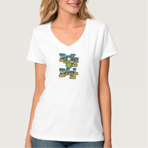 Elegant Minimalist Pickleball Text Design T-Shirt