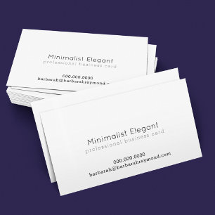 Elegant minimalist professional luxe business card