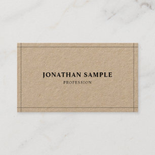 Elegant Minimalist Professional Modern Plain Luxe Business Card