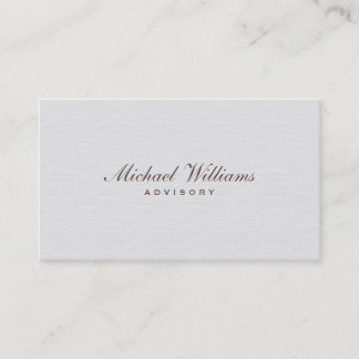 ELEGANT MINIMALIST PROFESSIONAL SIMPLE TARGET BUSINESS CARD