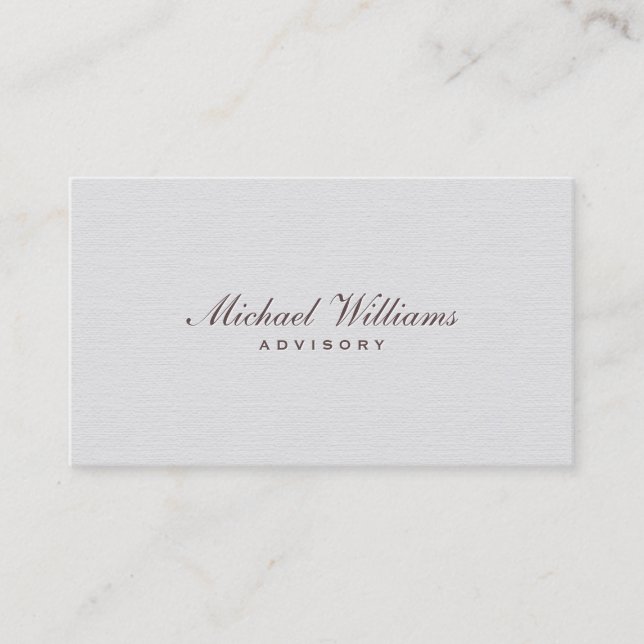 ELEGANT MINIMALIST PROFESSIONAL SIMPLE TARGET BUSINESS CARD (Front)