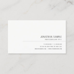 Elegant Minimalist Professional Template Modern Business Card