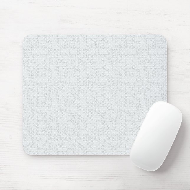 Elegant Minimalist School Pattern Mouse Mat (With Mouse)