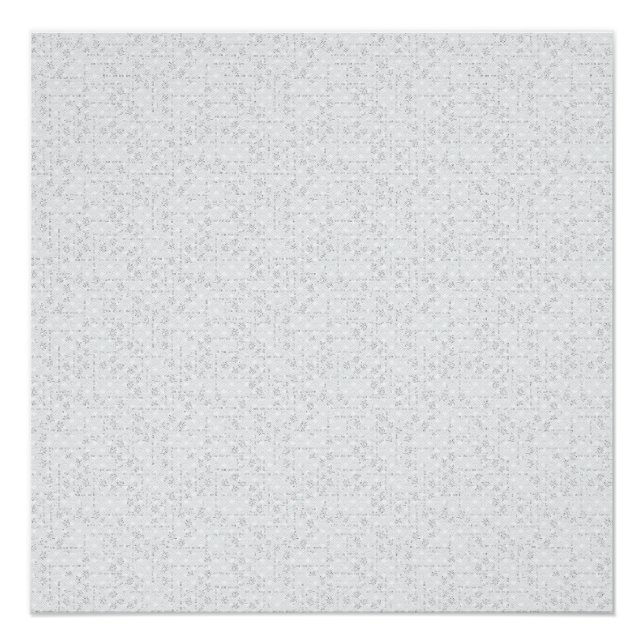 Elegant Minimalist School Pattern Poster (Front)