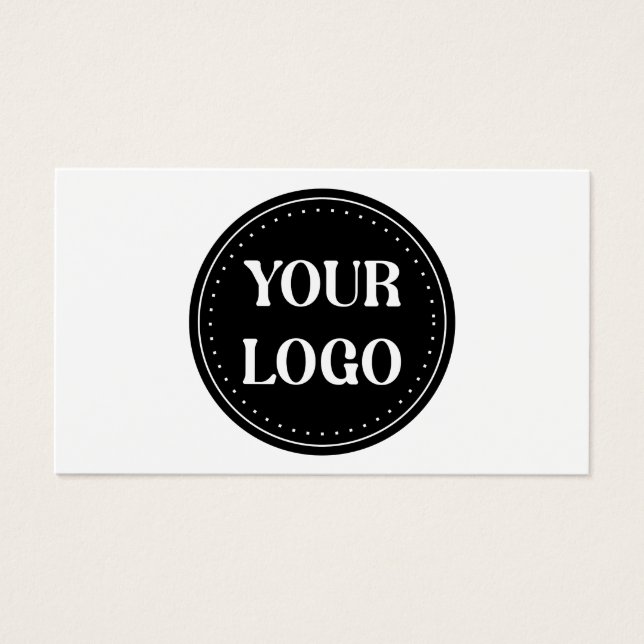 Elegant, Minimalist & Sleek Black QR Code Logo  (Front)