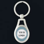 Elegant, Minimalist & Sleek Black QR Code Logo  Key Ring<br><div class="desc">EVERYONE CAN USE THIS DESIGN.You are free to add,  edit,  or resize the logo,  photo,  text,  and colours as you choose.Many thanks.</div>