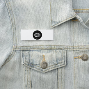 Elegant, Minimalist & Sleek Black QR Code Logo Name Tag