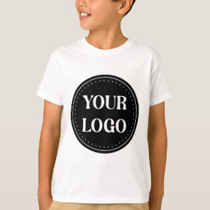 Elegant, Minimalist & Sleek Black QR Code Logo T-Shirt
