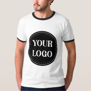 Elegant, Minimalist & Sleek Black QR Code Logo  T-Shirt