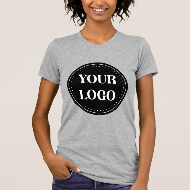 Elegant, Minimalist & Sleek Black QR Code Logo  T-Shirt (Front)