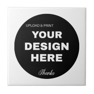 Elegant, Minimalist & Sleek Black QR Code Logo  Tile