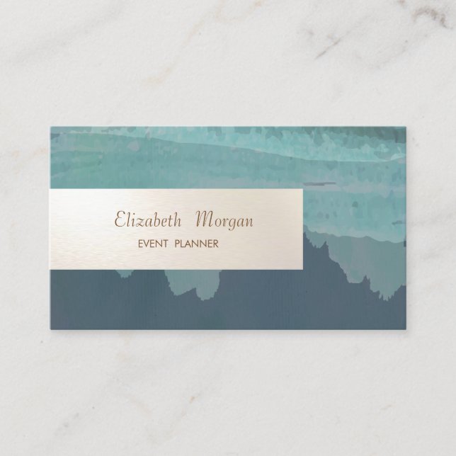 Elegant Minimalist,Stripe,Simple Business Card (Front)