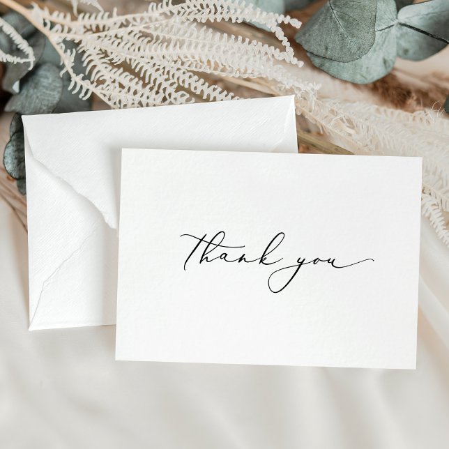 Elegant Minimalist Thank You Cards (Creator Uploaded)