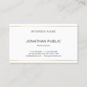 Elegant Minimalist Trendy Design Modern Simple Business Card