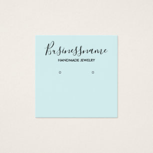 Elegant minimalist trendy earring display card