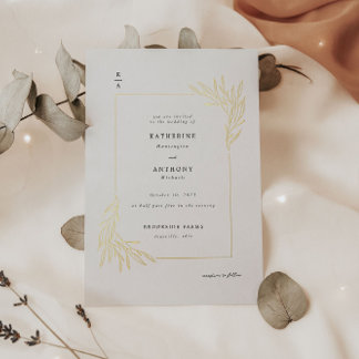 Elegant Minimalist Wedding 