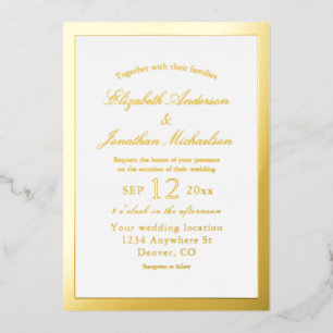 Elegant Minimalist Wedding