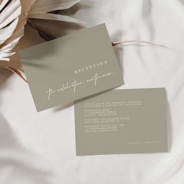 Elegant Minimalist Wedding Enclosure Cards (Creator Uploaded)