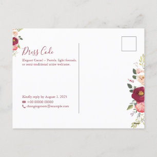 Elegant Minimalist Wedding Invitation Template