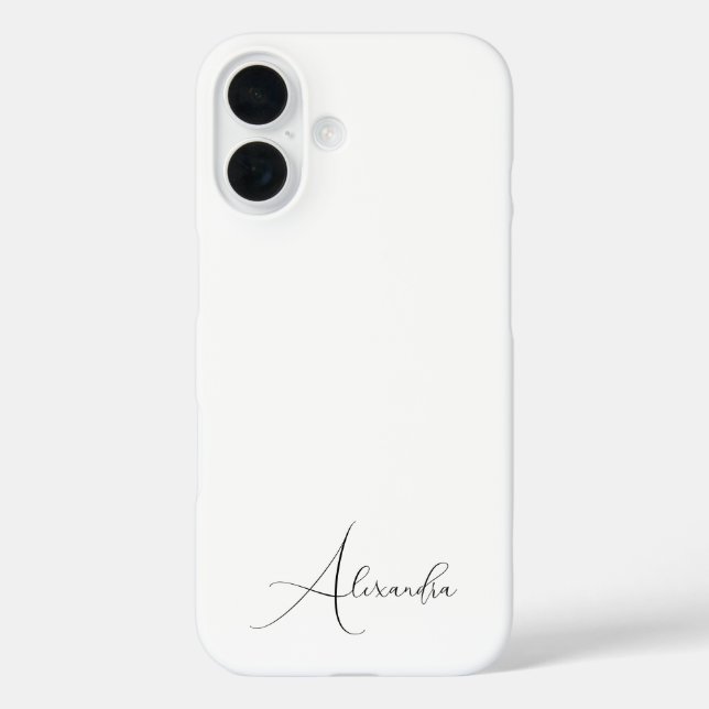 Elegant minimalistic personalised name for woman Case-Mate iPhone case (Back)