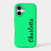 Elegant Minimalistic Solid Neon Spring Green Colou