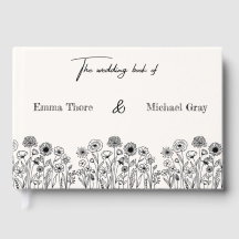 Elegant Minimalistic Wedding Guest book