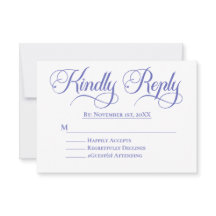 Elegant Minimalistic Wedding RSVP