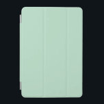 Elegant Mint Green Custom iPad Cover<br><div class="desc">Elevate your iPad with this elegant mint green smart cover, designed for those who appreciate style and functionality. The soft pastel shade brings a modern, refreshing look that complements any setting, from professional meetings to casual everyday use. This lightweight yet durable cover protects your screen from scratches, dust, and minor...</div>