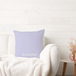 Elegant Misty Lilac Personalised Name - Cushion