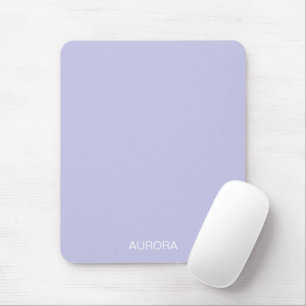 Elegant Misty Lilac Personalised Name -  Mouse Mat
