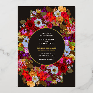 Elegant Mixed Flower Arrangement Wedding Circle