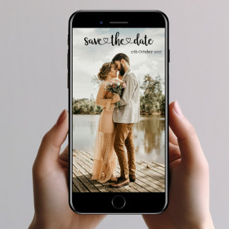 Elegant Mobile & Print-Friendly Save the Date Invitation