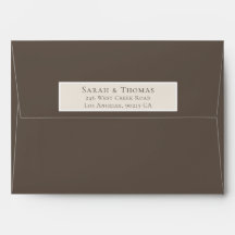 Elegant Mocha Brown Wedding