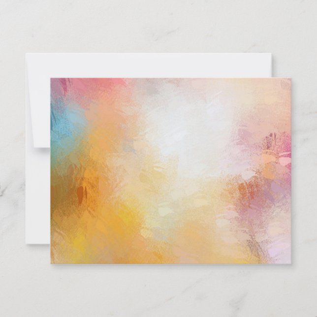 Elegant Modern Abstract Blank Template Colourful (Front)