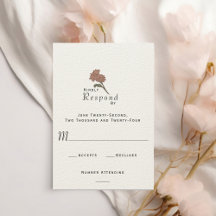 Elegant Modern Art Nouveau Floral Formal Wedding