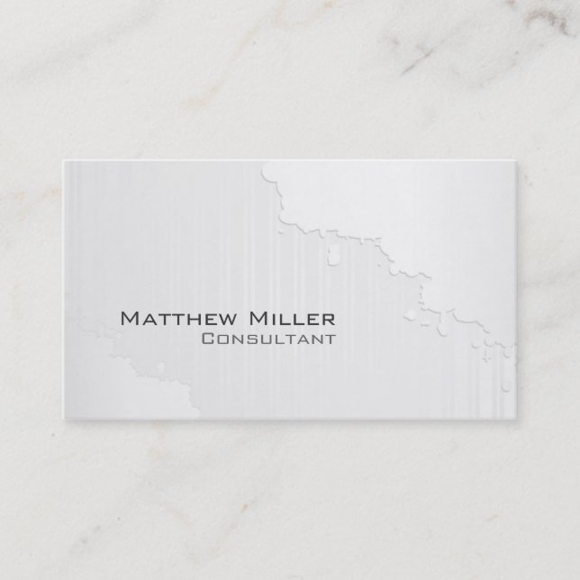 Elegant Modern Background Business Card (Front)