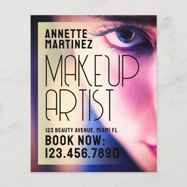 Elegant modern beauty eye flyer (Front)