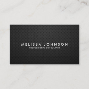 Elegant & Modern Black and Gold Professional Business Card