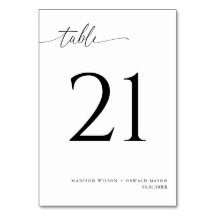 Elegant Modern Black Calligraphy Wedding 21