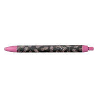 elegant modern black marble rose gold pineapple