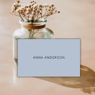 Elegant Modern Blue Purple Salon Beauty Spa Business Card